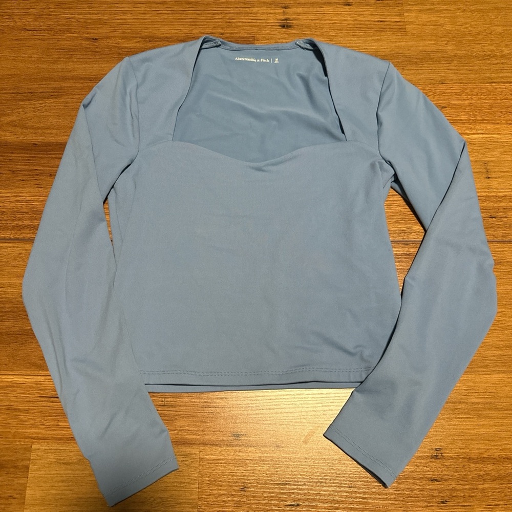 Abercrombie & Fitch Slate Long Sleeve Top